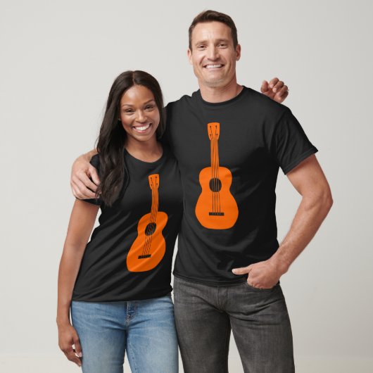 Ukulele - Sinaasappel T-shirt (Unisex)