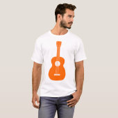 Ukulele - Sinaasappel T-shirt (Voorkant volledig)