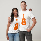 Ukulele - Sinaasappel T-shirt (Unisex)