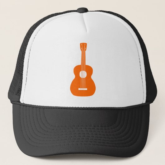 Ukulele - Sinaasappel Trucker Pet (Voorkant)