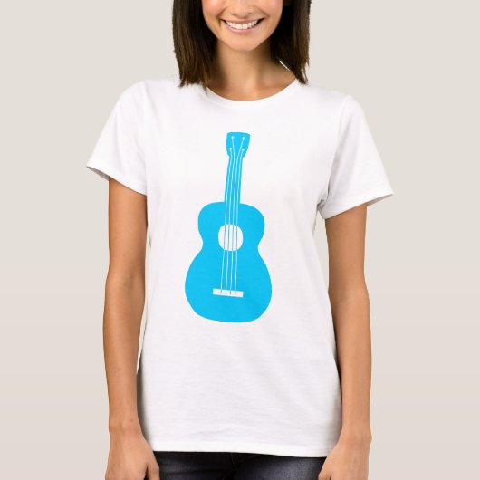 Ukulele - Sky Blue T-shirt (Voorkant)