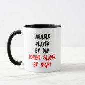 Ukulele Speler Zombie Joke Mok (Links)