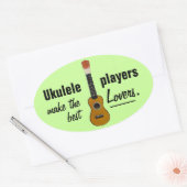 UKULELE SPELERS stickers (4) (Envelop)
