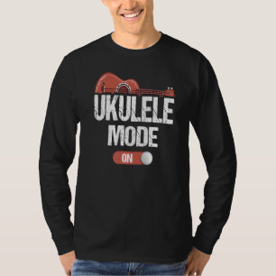 Ukulele spelmodus op muzikant uke Hawaiian Gui T-shirt