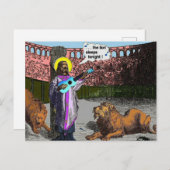 Ukulele spoof: Lions den Briefkaart (Voorkant / Achterkant)