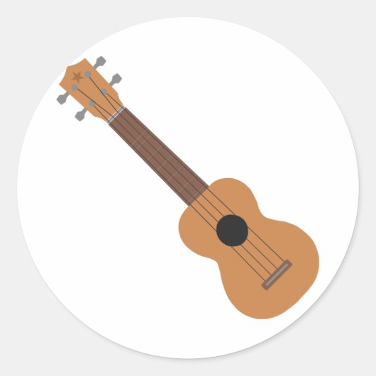 Ukulele Sticker (Voorkant)