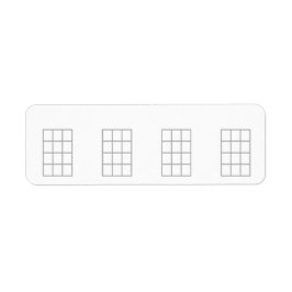 Ukulele Stickers Empty Chord Chart 4 Frets Gray