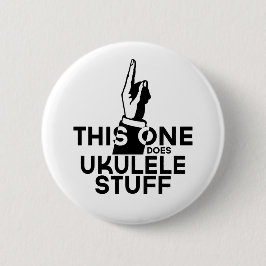 Ukulele Stuff - Funny Ukulele Music Ronde Button 5,7 Cm