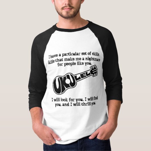 Ukulele T-shirt (Voorkant)