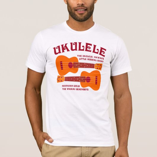 UKULELE T-SHIRT (Voorkant)