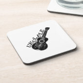 Ukulele tekst en Afbeelding Bier Onderzetter (Linkerzijde)