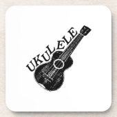 Ukulele tekst en Afbeelding Bier Onderzetter (Voorkant)