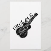 Ukulele tekst en Afbeelding Briefpapier (Voorkant)