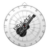 Ukulele tekst en Afbeelding Dartbord (Voorkant)