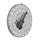 Ukulele tekst en Afbeelding Dartbord (Voorkant Links)