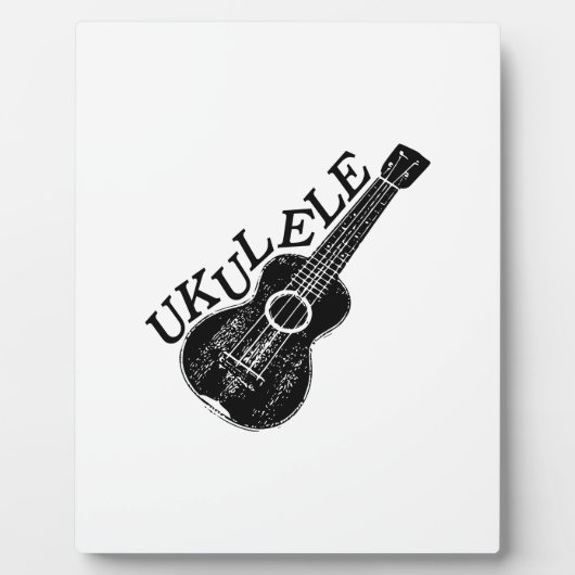 Ukulele tekst en Afbeelding Fotoplaat (Voorkant)