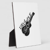 Ukulele tekst en Afbeelding Fotoplaat (Zijkant)