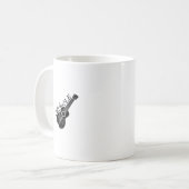 Ukulele tekst en Afbeelding Koffiemok (Voorkant links)
