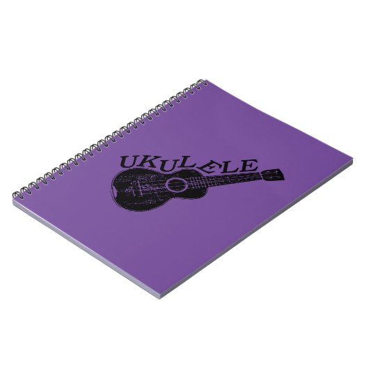 Ukulele tekst en Afbeelding Notitieboek (Linkerzijde)