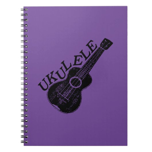 Ukulele tekst en Afbeelding Notitieboek (Voorkant)