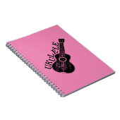 Ukulele tekst en Afbeelding Notitieboek (Rechterzijde)