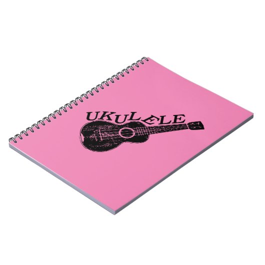 Ukulele tekst en Afbeelding Notitieboek (Linkerzijde)