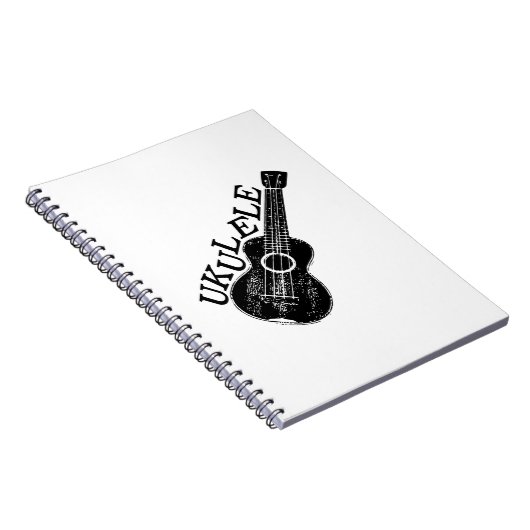 Ukulele tekst en Afbeelding Notitieboek (Rechterzijde)