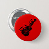 Ukulele tekst en Afbeelding Ronde Button 5,7 Cm (Voorkant /achterkant)