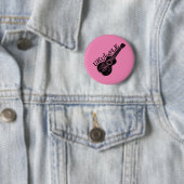 Ukulele tekst en Afbeelding Ronde Button 5,7 Cm (In situ)