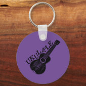 Ukulele tekst en Afbeelding Sleutelhanger (Achterkant)