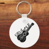 Ukulele tekst en Afbeelding Sleutelhanger (Voorkant)