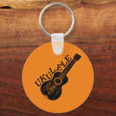 Ukulele tekst en Afbeelding Sleutelhanger (Achterkant)