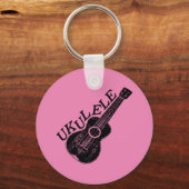 Ukulele tekst en Afbeelding Sleutelhanger (Achterkant)