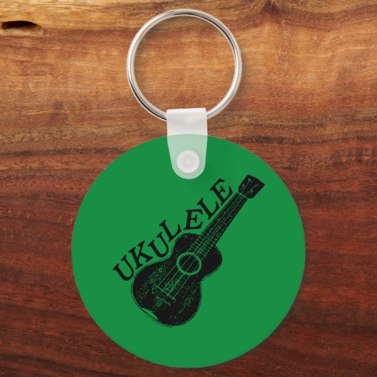 Ukulele tekst en Afbeelding Sleutelhanger (Achterkant)