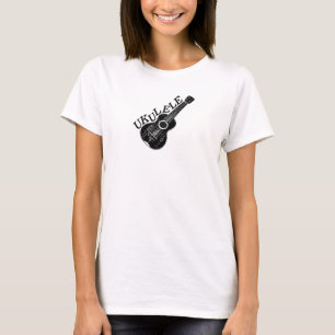 Ukulele tekst en Afbeelding T-shirt