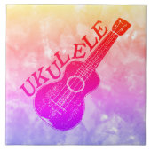 Ukulele tekst en Afbeelding Tegeltje (Voorkant)