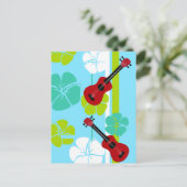 Ukulele Time! Briefkaart (Staand voorkant)