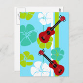 Ukulele Time! Briefkaart (Voorkant / Achterkant)