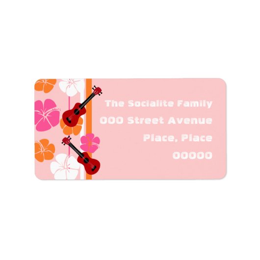 Ukulele Time! Etiket (Voorkant)