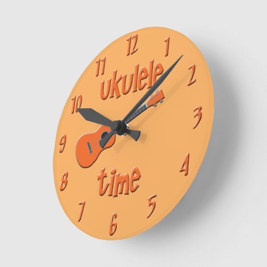 Ukulele Time Ronde Klok (Hoek)