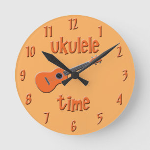 Ukulele Time Ronde Klok