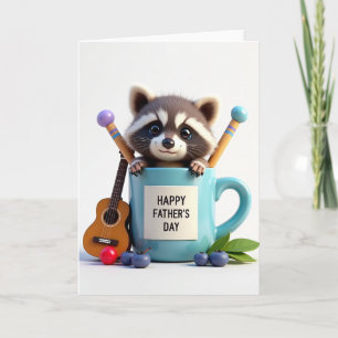 Ukulele Vaderdag Cadeaubon Kaart