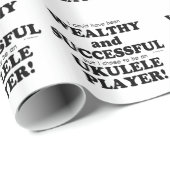 Ukulele Wealthy & Succesvol Cadeaupapier (Rol Hoek)