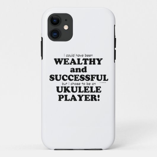 Ukulele Wealthy & Succesvol Case-Mate iPhone Case (Achterkant)