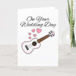 Ukulele Wedding Kaart Uke Speler Musicus