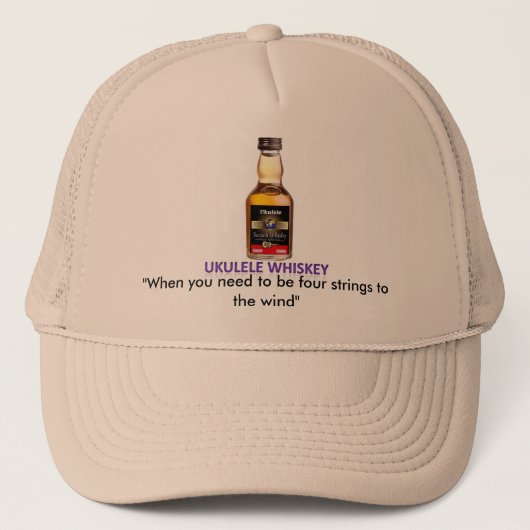 Ukulele Whiskey-Pet Trucker Pet (Voorkant)