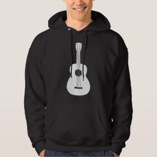 Ukulele - White Hoodie