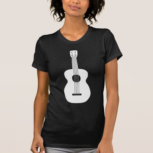 Ukulele - White T-shirt (Voorkant)