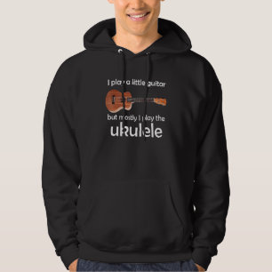 Ukulele Woordspeling Kleine Gitaar Hoodie
