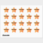 Ukuleleaholic Life Star-Sticker Ster Sticker (Vel)